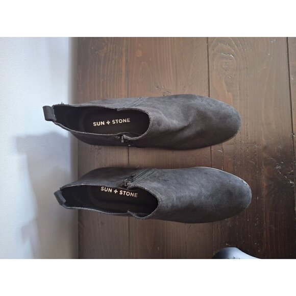 Sun + Stone Womens Black Cadee Ankle Booties/NWOB, Sz. 8.5W - Picture 6 of 9